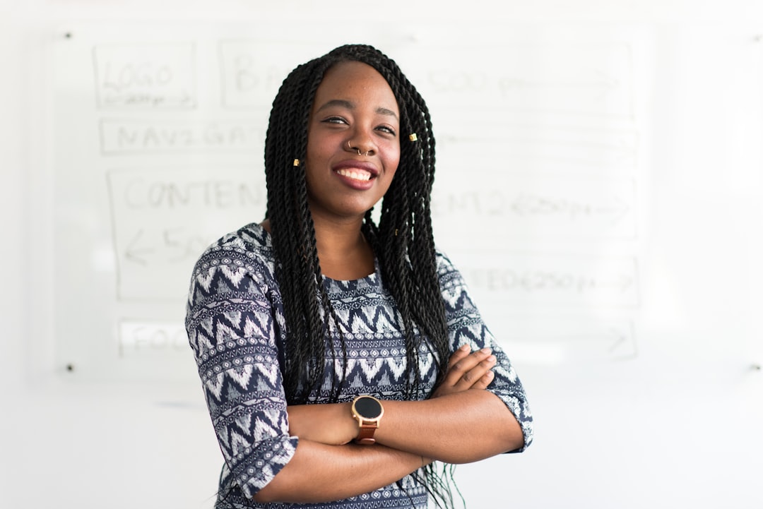 Black digital professional planning a website project